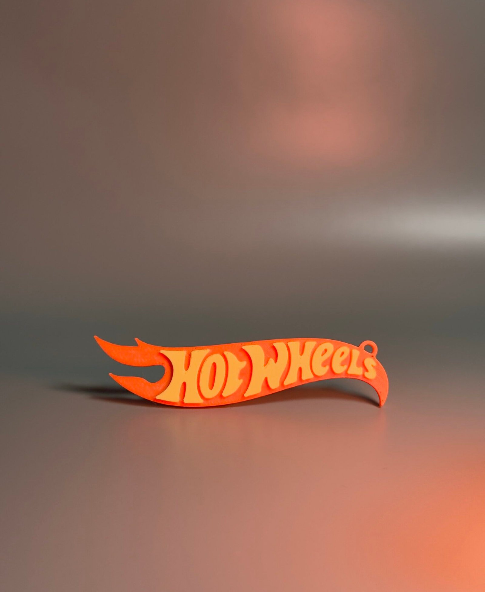Hot Wheels Logo Keychain